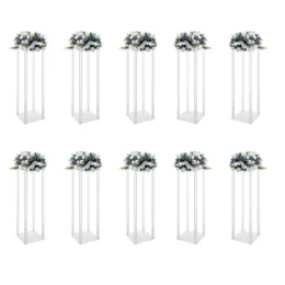 10Pcs Acrylic Vase Wedding Flower Stands Set, 23.6