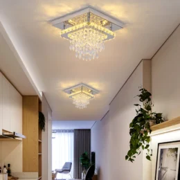 VETRULUS Luxury Silver K9 Crystal Ceiling Lamp Led Chandelier Modern Living Dining Room Decor Pendant Light Lustre Home Fixture39