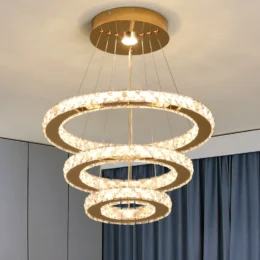 French luxury crystal chandeliers Hall living room Led ceiling lamp pendant ceiling light Room Kitchen Dining table decoration ?39