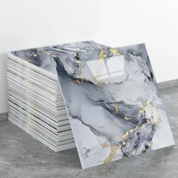 10-40PCS Imitation Marble 3D Ceramic Tile Wall Renovation Decoration Sticker Waterproof Self-adhesive Home Floor Sticker15